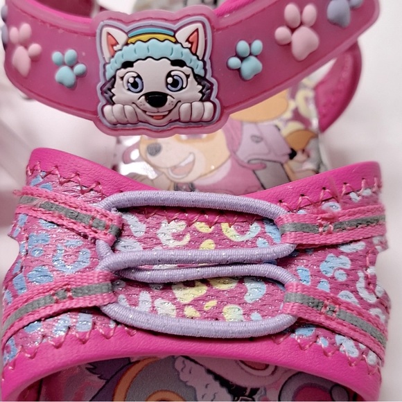 Nickelodeon Paw Patrol Light Up Strap Sandals Toddler Girls Shoes. New - Picture 4 of 8